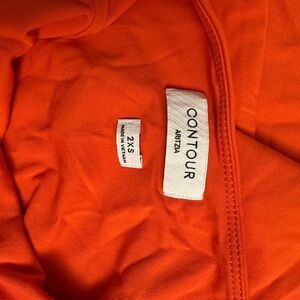 Aritzia Contour Vibrant Orange Top